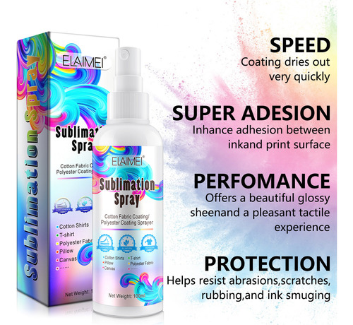 El Spray De Sublimación Fácil Para Camisetas Es Adecuado Par