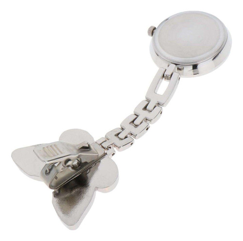 Moda Mariposa Enfermera Clip-on Fob Broche Colgante Reloj De