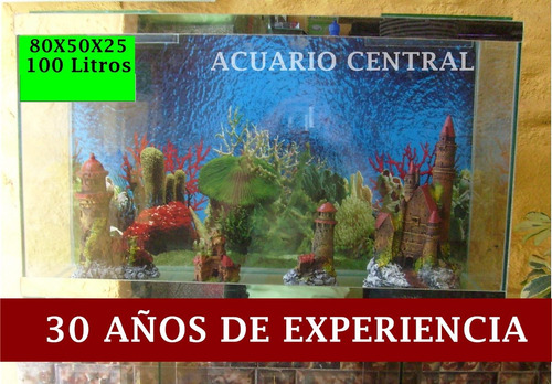 Pecera 100 Litros ( Peces , Mascotas , Acuario  Con Garantia