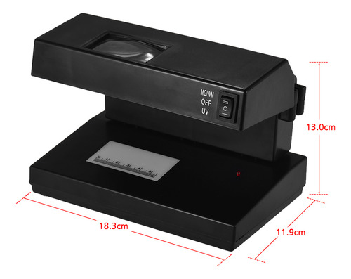 Verificador De Dinheiro E Notas De Banco Uv Desktop Portable