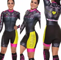 Comprar Kafitt Mono Ciclismo Mujer Manga Larga Maillot Ciclismo