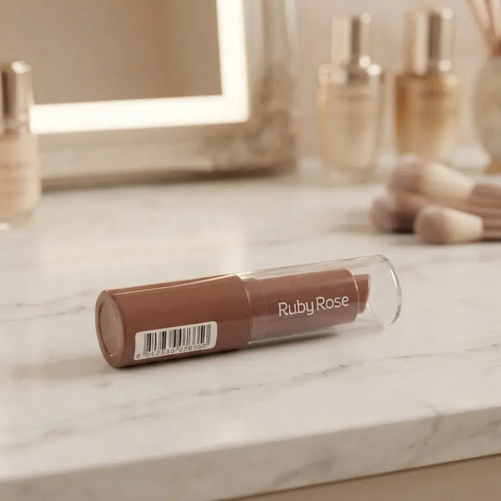 Batom Charm Lips Hbl6001 Ruby Rose Semi Matte Aveludado Cl11