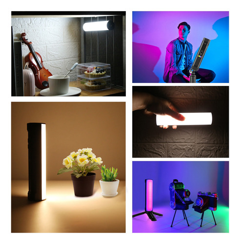 / Lámpara De Fotografía Rgb 21 Tubo De Luz Magnética
