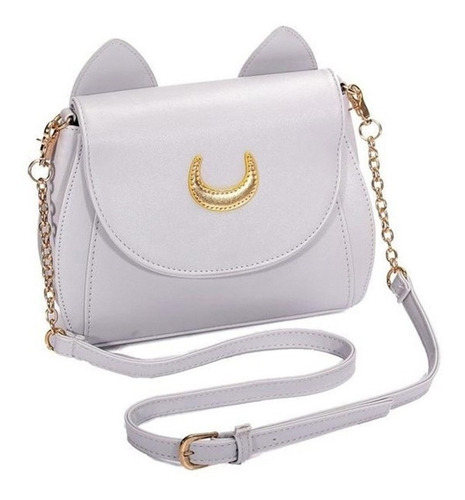 Cartera Sailor Moon Gris Diana Anime Manga 