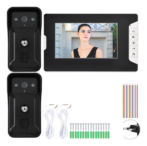 Campainha De Vídeo Com Fio, Intercomunicador De Telefone De