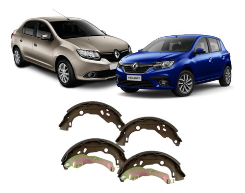 Kit De Zapatas De Freno Para Renault Logan Sandero