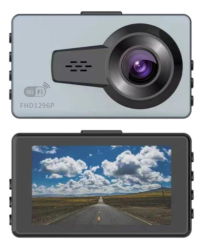 S Dash Cam Con Pantalla De 3 Pulgadas Y Doble Lente De Alta