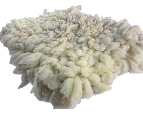 Coxinilho De Lã Pelego Branco Grande