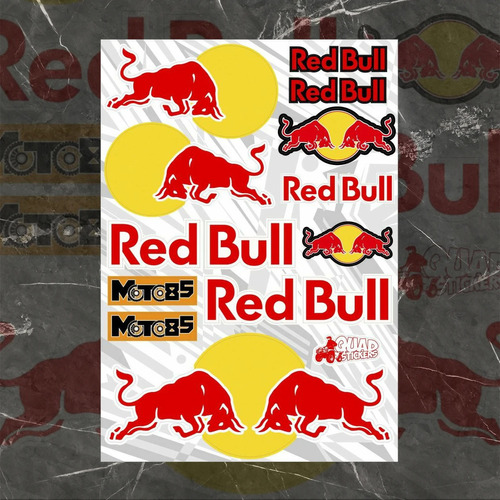 Stickers Para Gopro Red Bull Casco, Moto, Deportes, Ciclismo