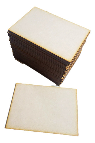 122 Rectangulos Mdf 15x10cm Trupan Madera Artesanías 3 Mm