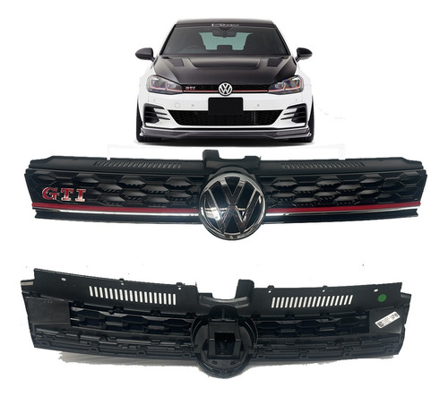 Careta Original Golf Gti Mk7.5 2013/ Con Insignias