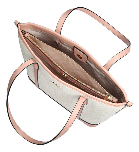 Bolsa Tote Enso Mujer Eb25401ttmbe Monograma Beige