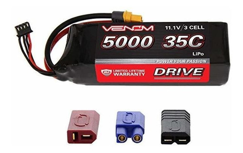 Venom 35c 3s 5000mah 11.1v Lipo Battery With Universal Plug 