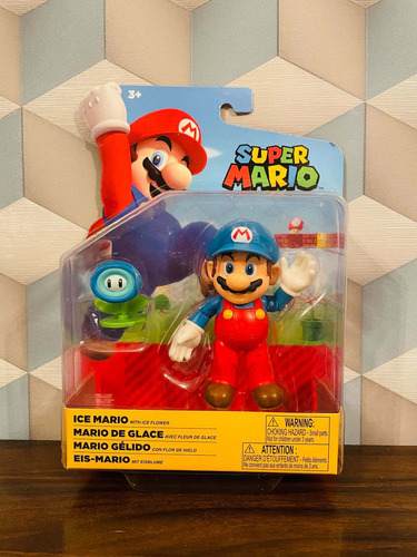 Mario Bros Ice Mario Súper Mario Ice Articulado Mario Bros