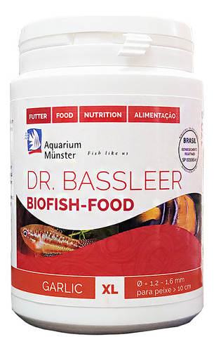 Dr Bassleer Garlic Xl (1.5mm) 170g - Ração Peixes