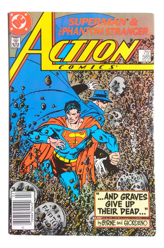 Action Comics 585 Superman Dc 1987 John Byrne Giordano Am06