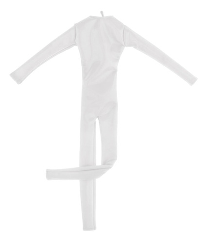 Ropa Ajustada De Manga Larga De Escala De 1/6 Pu Blanco