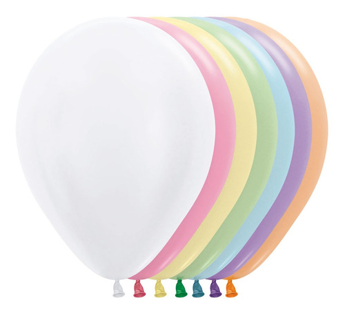 Globo Satin Surtido R-12 X 50 Und