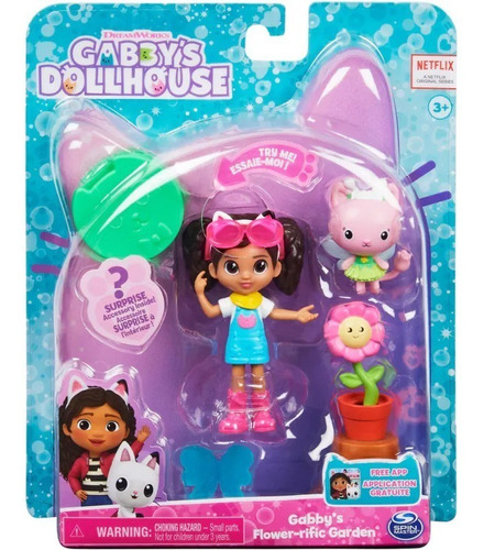 Muñeca Gabbys Dollhouse Con Acción + Accesorios 3 Modelos 
