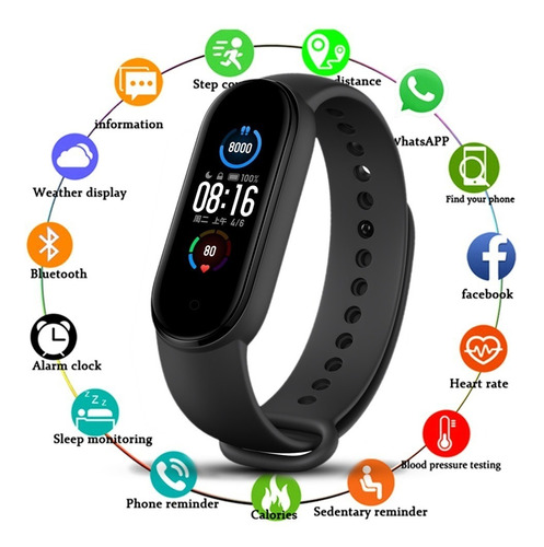 Reloj Smartwatch Inteligente Bluetooth Pulsera Fitness M7