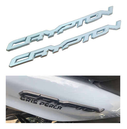 Emblemas Yamaha Crypton Traseros Cola