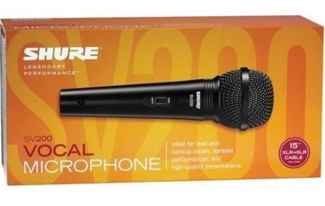 Imagen 3 de 8 de Microfono Vocal Shure Sv200 Dinamico