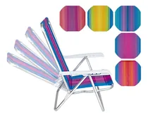 Comprar Silla Playera Reposera Plegable 4 Posiciones Playa Reforzada