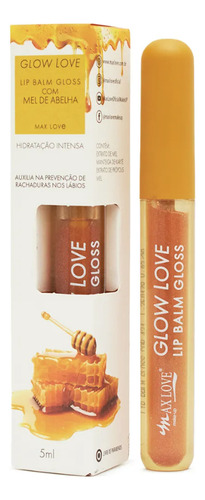 Lip Balm Gloss Sabor Mel Sabores Glow Love Max Love
