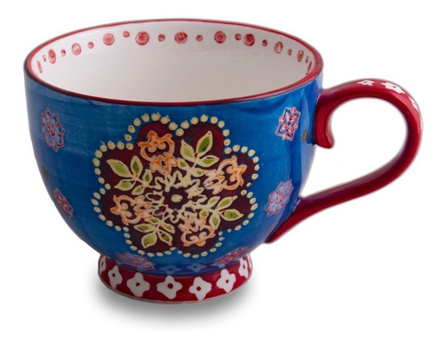 Taza Mug Estampado 15 Porcelana Pintada A Mano