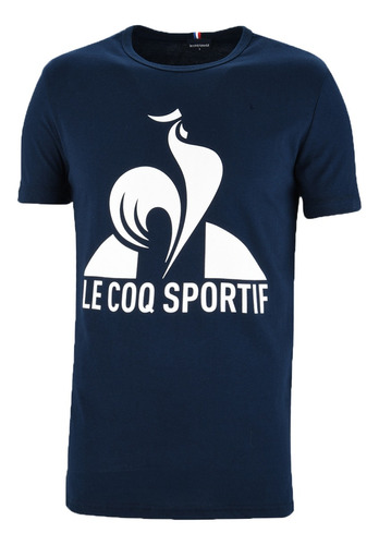 Remera Le Coq Sportif Lifestyle Hombre Logo H Az Marino Ras