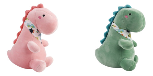 Peluche Dinosaurio 27 Cms Suave Bebé Niñas/os Apego Infantil