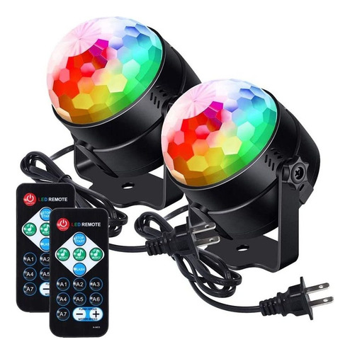 2pcs Disco Ball Disco Lights, Dj Rave Lights Llevó La Luz Es