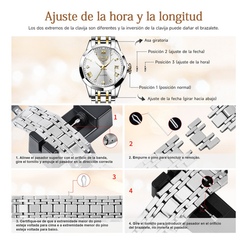 Reloj De Pulsera Elegante Para Mujer De Cuarzo Analógico