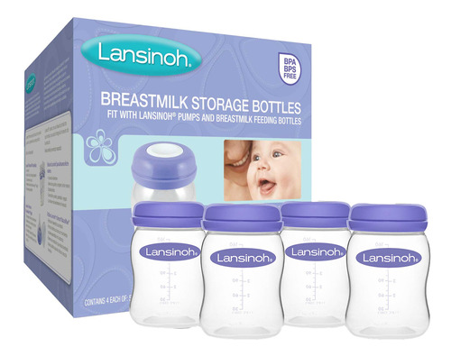 Botellas De Almacenamiento De Leche Materna Lansinoh Pack