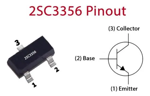 Por 6und 2sc3356 Transistor Npn R25 Para Rf Vhf Uhf Alta Fre