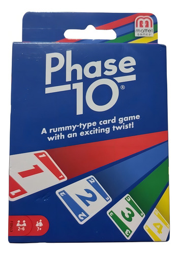 Fase 10 Phase 10 Uno Juego De Mesa Cartas Ingles