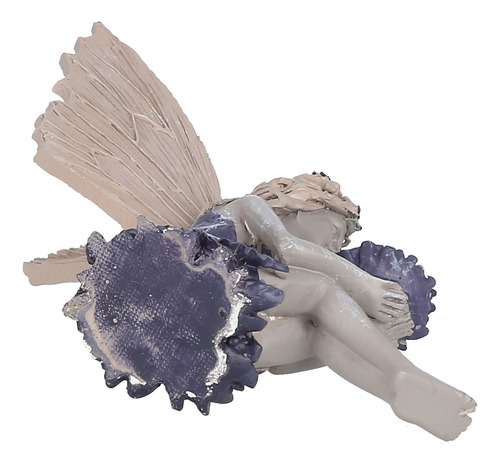 Estatua De Hada Sentada, Adorno Decorativo De Hada Con Forma