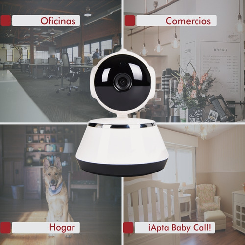 Camara Ip Wifi De Interior Seguridad Vigilancia Hd