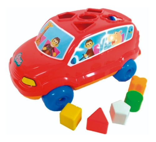 Auto Baby Car Didactico Con Encastres Infancia Bebe Calesita