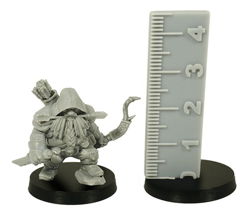 Kit 3 Miniaturas De Rol D&d 28mm Set8 -resina 3d- Friki Toys