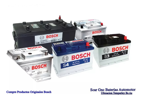 Batería Bosch 65a Autos Nafta Gnc 5ta/ Envios A Todo El Pais