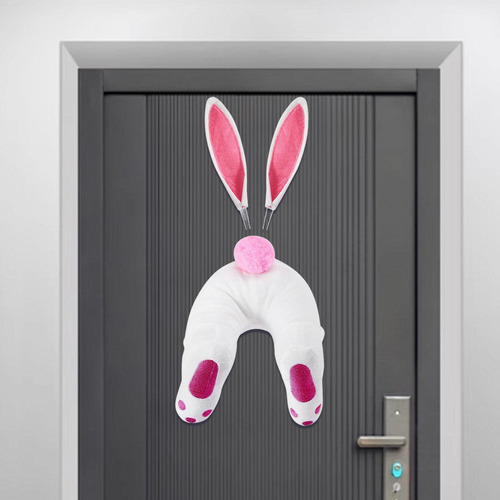 Diy Bunny Butt Ears Cubra De Paster Linda Decoración Rosa