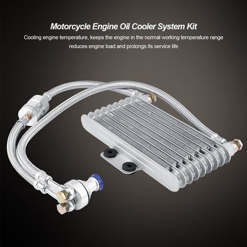 Kit De Sistema De Motor De Enfriador De Aceite De Moto 125ml