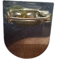 Antiguo Pin Metálico Esmaltado Escudo De Alemania (Usado)