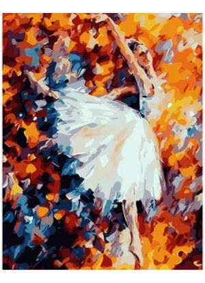 Pintura Numerada Bailarina Pintura Abstrata Modelo 1
