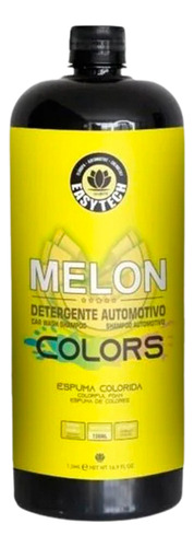 Shampoo Melon Colors Espuma Amarela Automotivo 1,5l Easytech