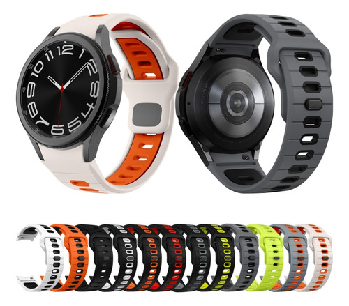 Correa De Reloj De Silicona Para Samsung Galaxy Watch 7/6 20