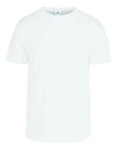 Camiseta Clásica Algodón Hombre Blanca Manga Corta