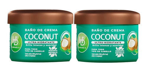 Baño De Crema Coconut By Hd Cosmetics