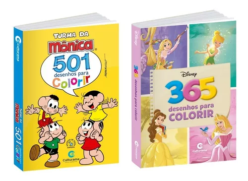 Colorindo Disney 365 desenhos para colorir 